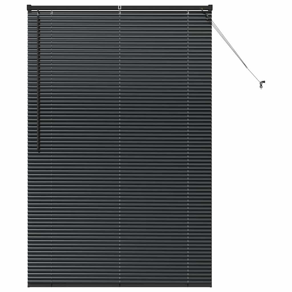 Venecijanska roleta Crna 175 x 120 cm 25 mm Aluminij