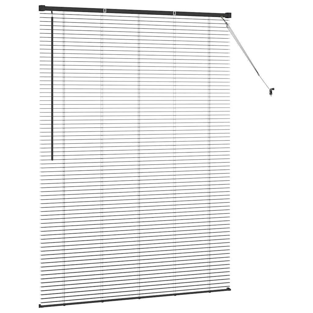 Venecijanski zastore Crna 175 x 135 cm Aluminij