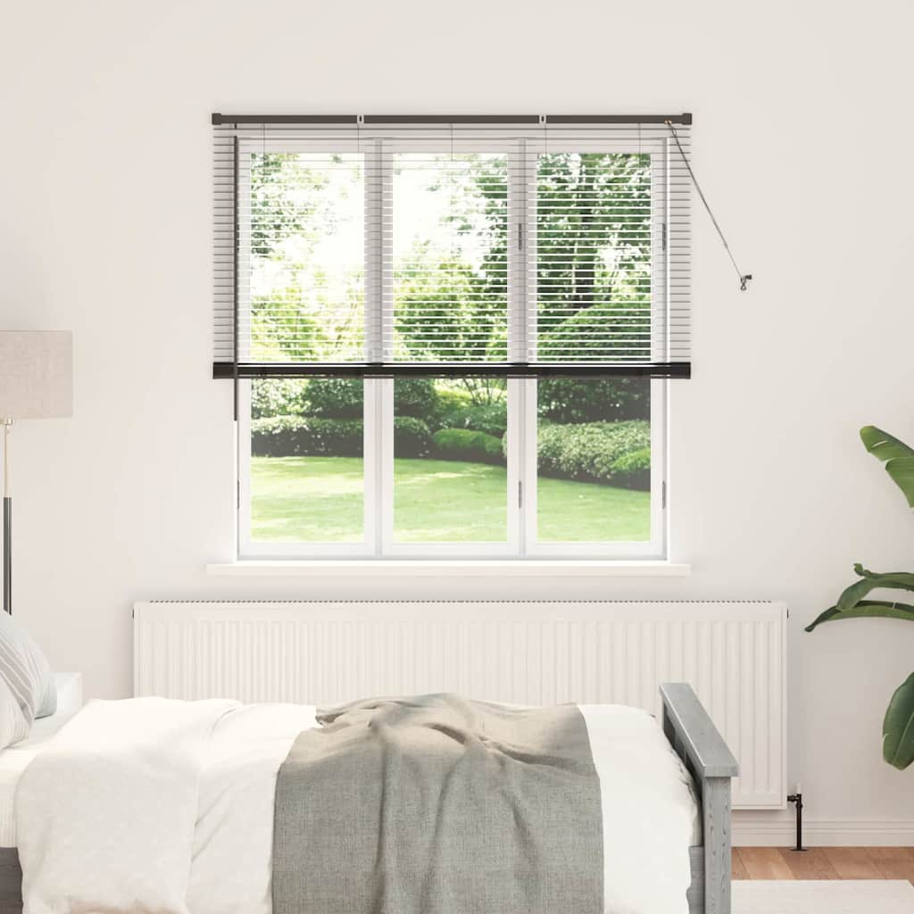 Venecijanski zastore Crna 175 x 150 cm Aluminij