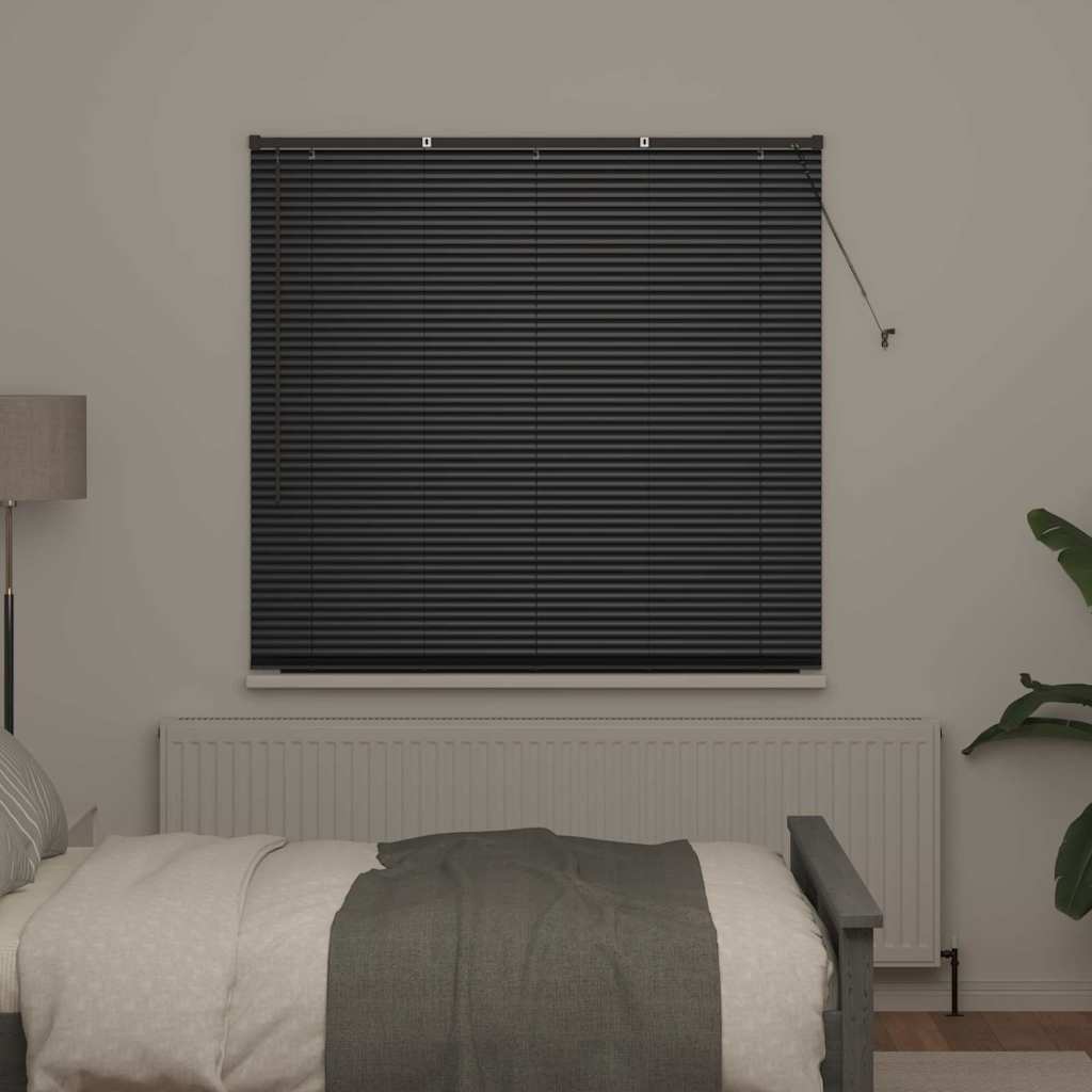 Venecijanski zastore Crna 175 x 150 cm Aluminij
