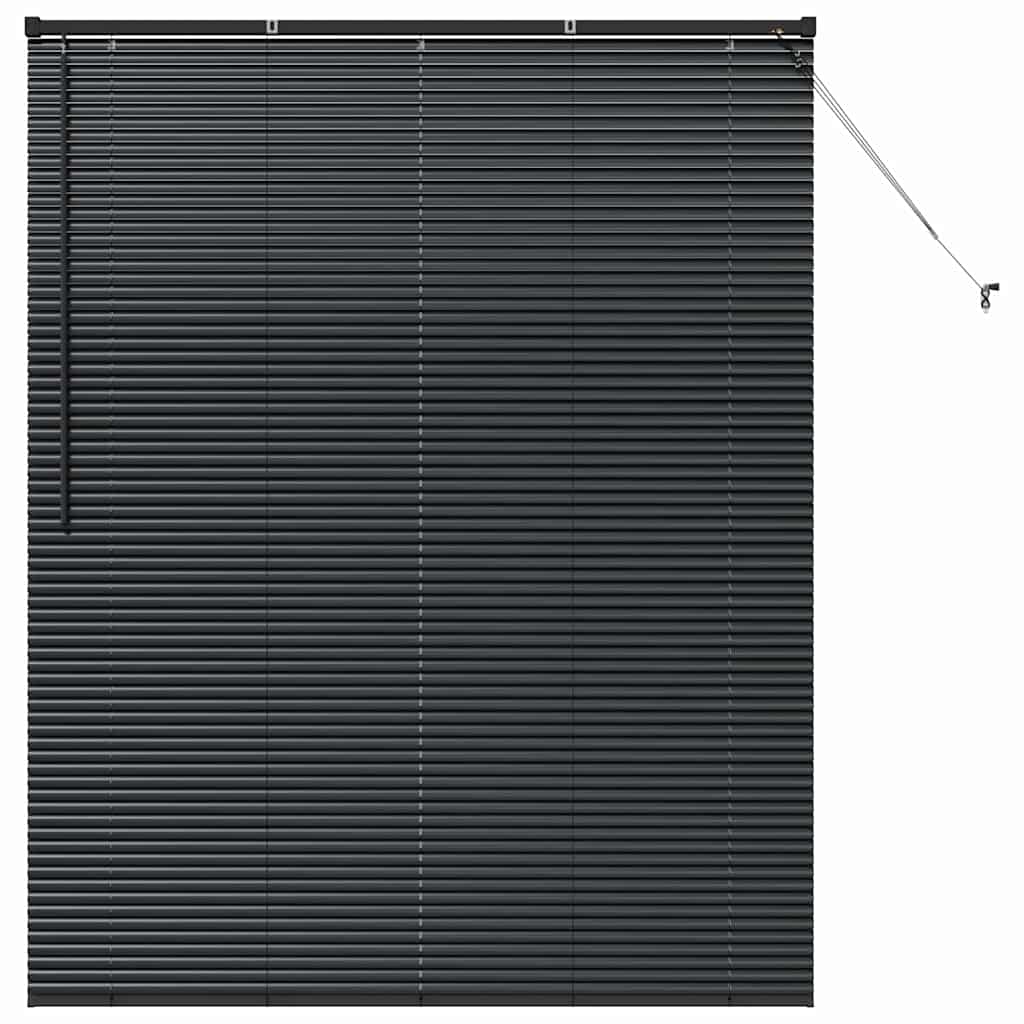 Venecijanski zastore Crna 175 x 150 cm Aluminij
