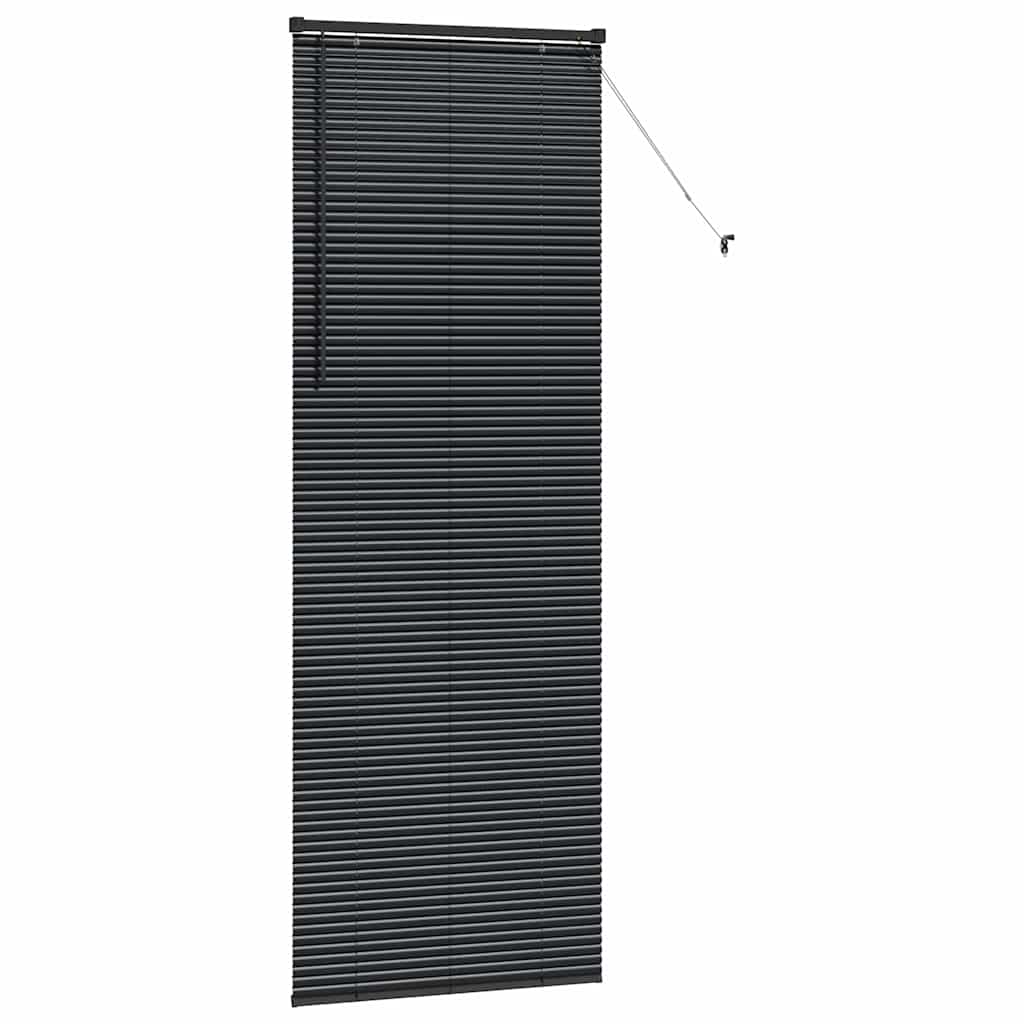 Venecijanski zastore Crna 220 x 75 cm Aluminij