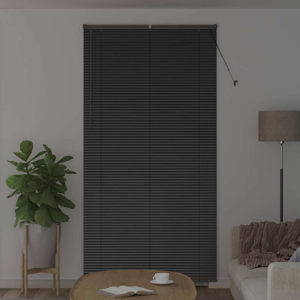 Venecijanski zastore Crna 220 x 120 cm Aluminij