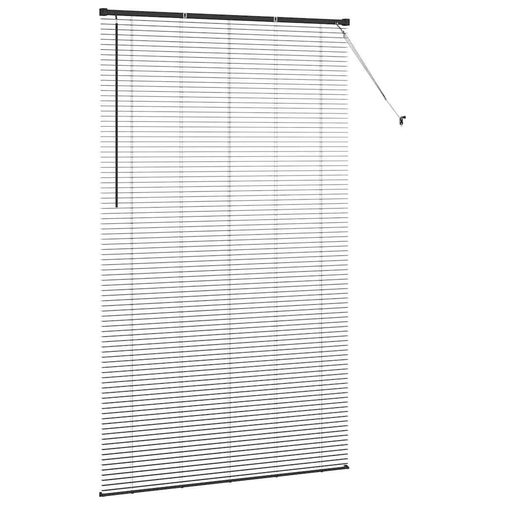 Venecijanski zastore Crna 220 x 125 cm Aluminij