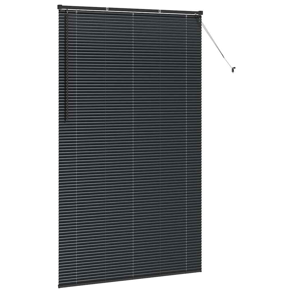 Venecijanski zastore Crna 220 x 135 cm Aluminij