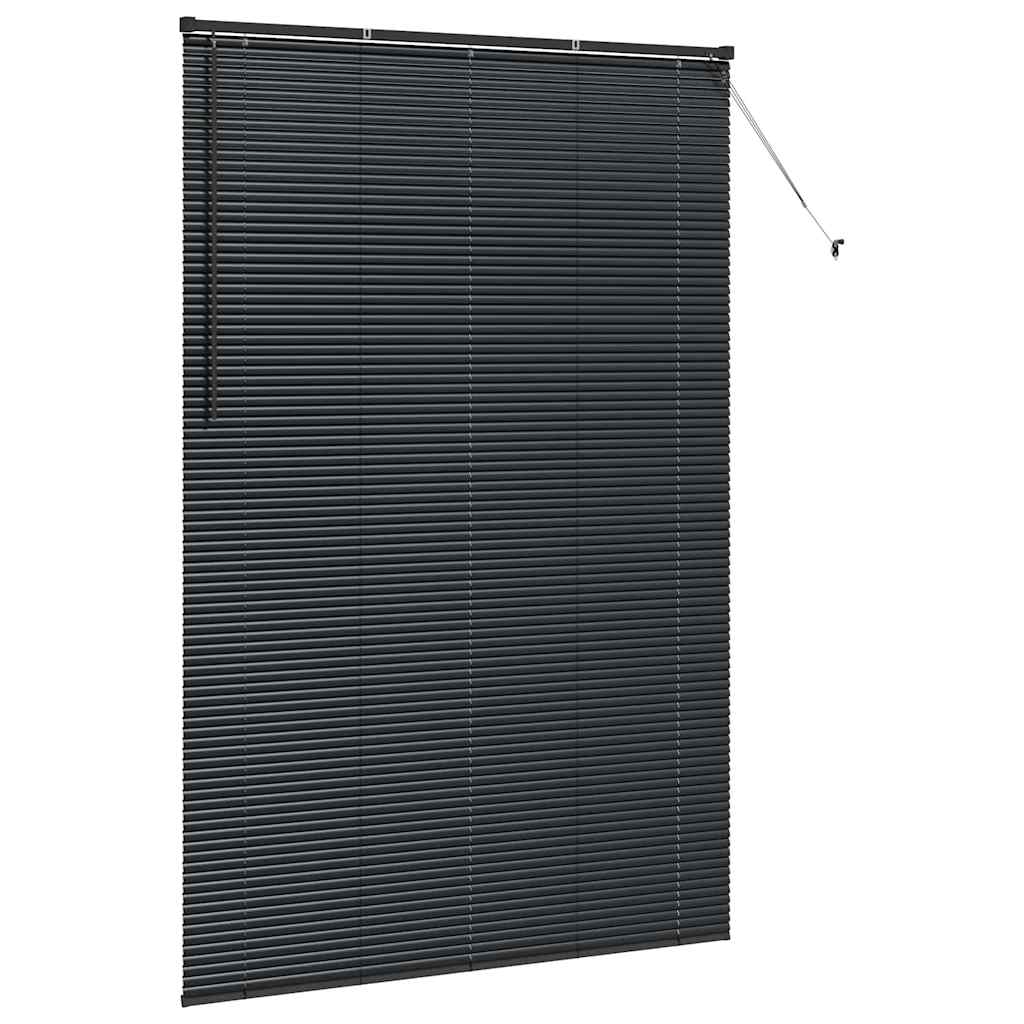Venecijanski zastore Crna 220 x 140 cm Aluminij
