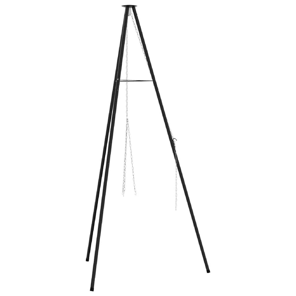 Tripod za logorsku vatru Crna 92 x 92 x 151,5 cm Čelik