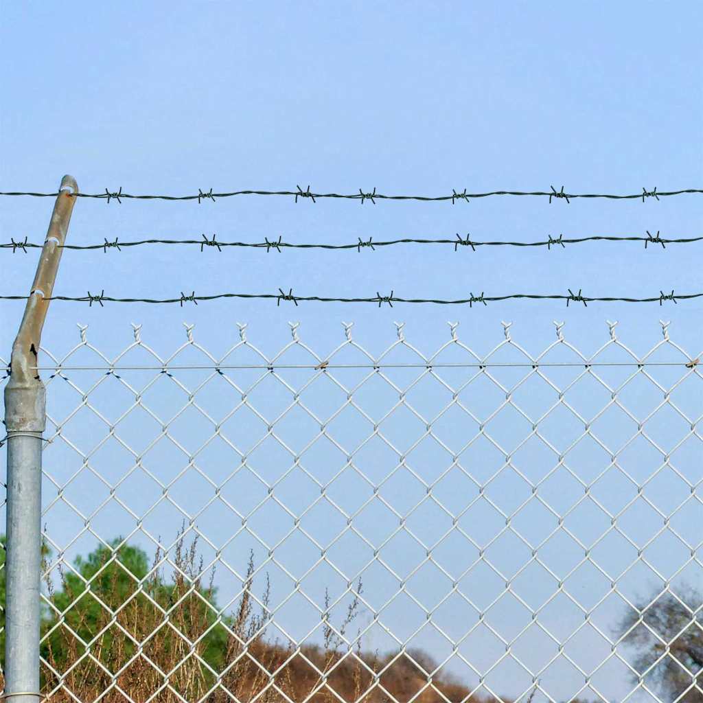 Bodljikava žica Zelena 50 m Čelik vruće galvaniziran