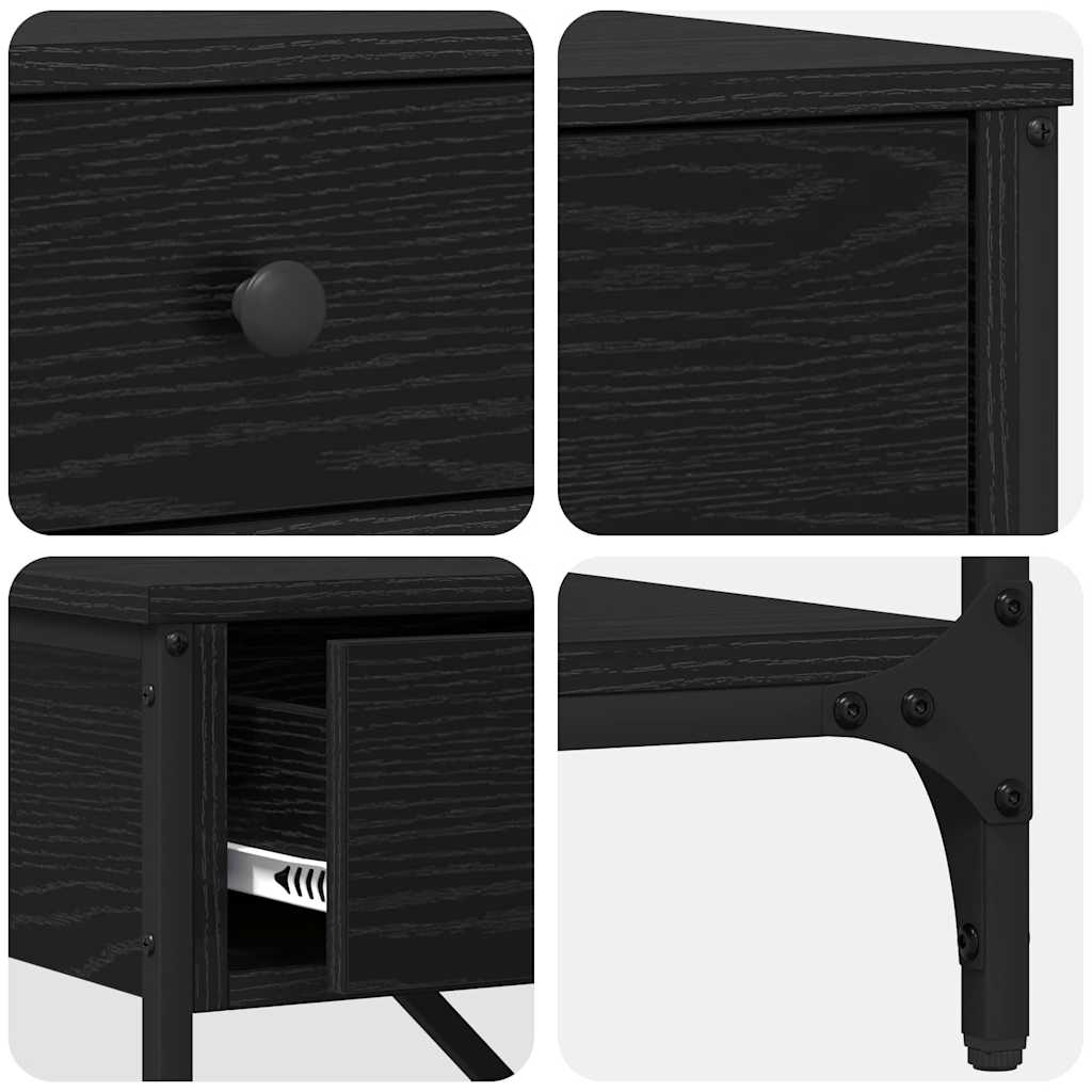 Konzolna stolica Crni hrast 75 x 34,5 x 75 cm boja drva