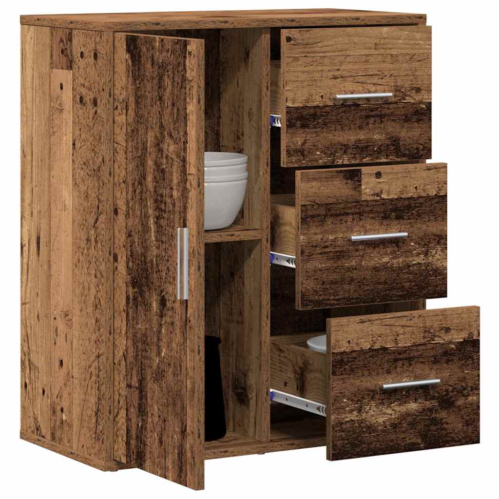 Kreveta s ladicama Staro drvo 60 x 31 x 70 cm Konstruirano drvo