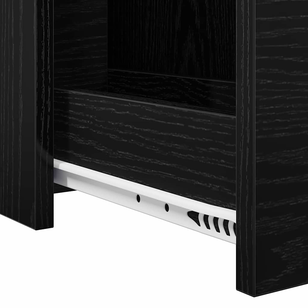 Set namještaja za kupaonicu Zidne Crni hrast 22 x 44 x 61.5 cm