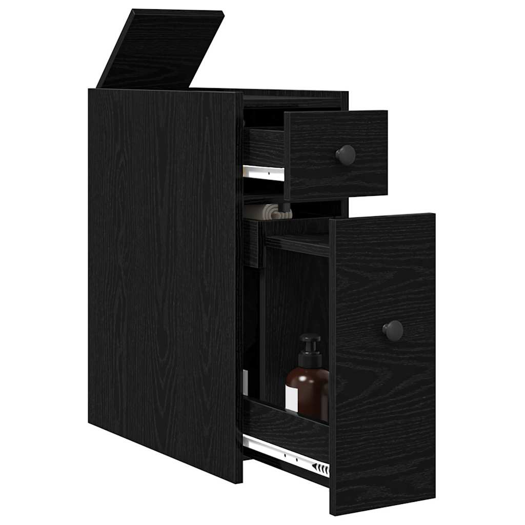 Set namještaja za kupaonicu Zidne Crni hrast 80 x 18 x 60 cm