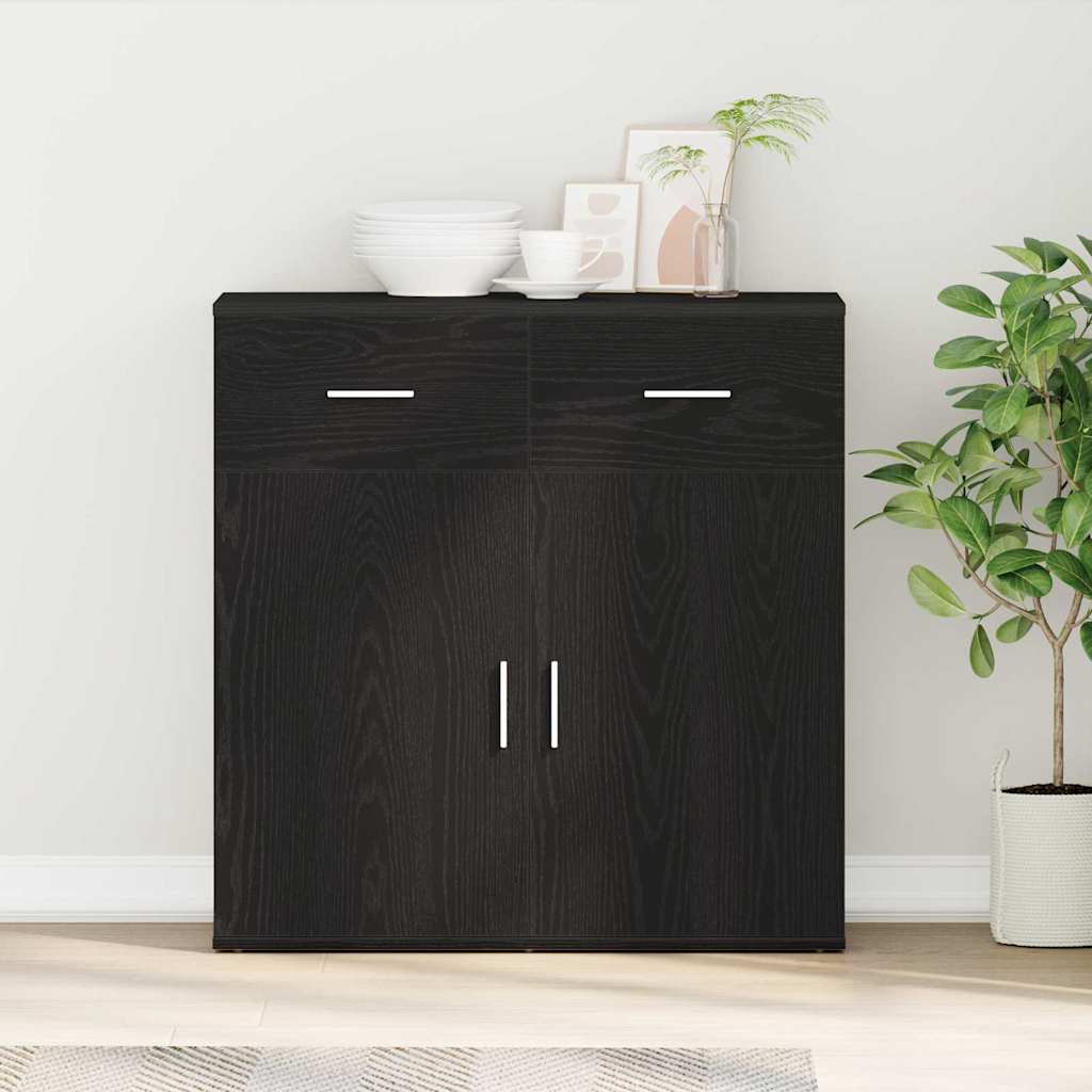 Kreveta s ladicama Crni hrast 78 x 38 x 80 cm Konstruirano drvo