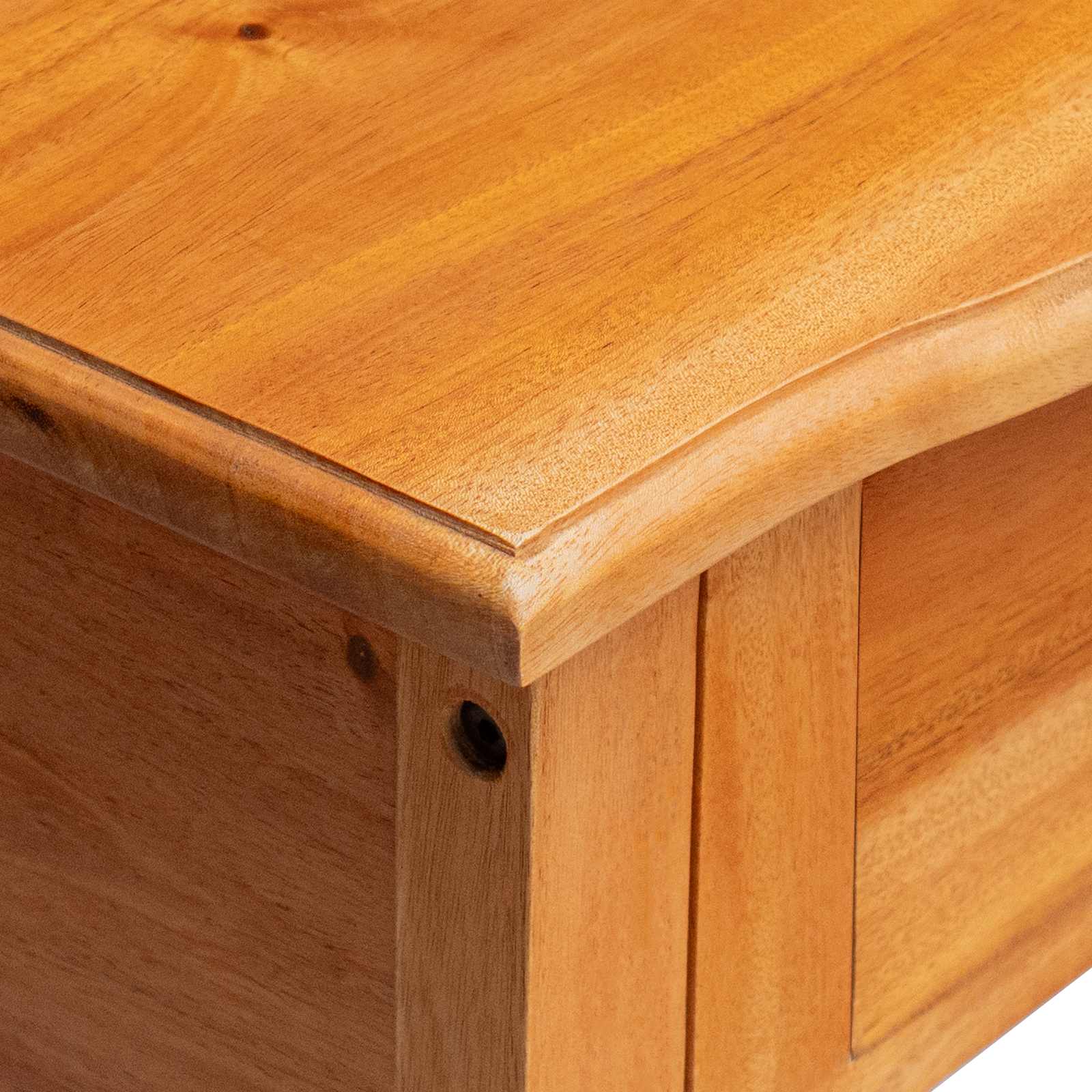 Konzolna stolica s ladicama Prirodna 50,5 x 30 x 75,5 cm