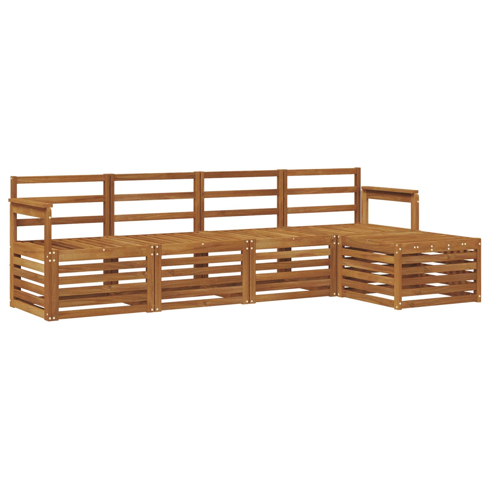 Set vanjskih sofa 5 pcs Prirodna