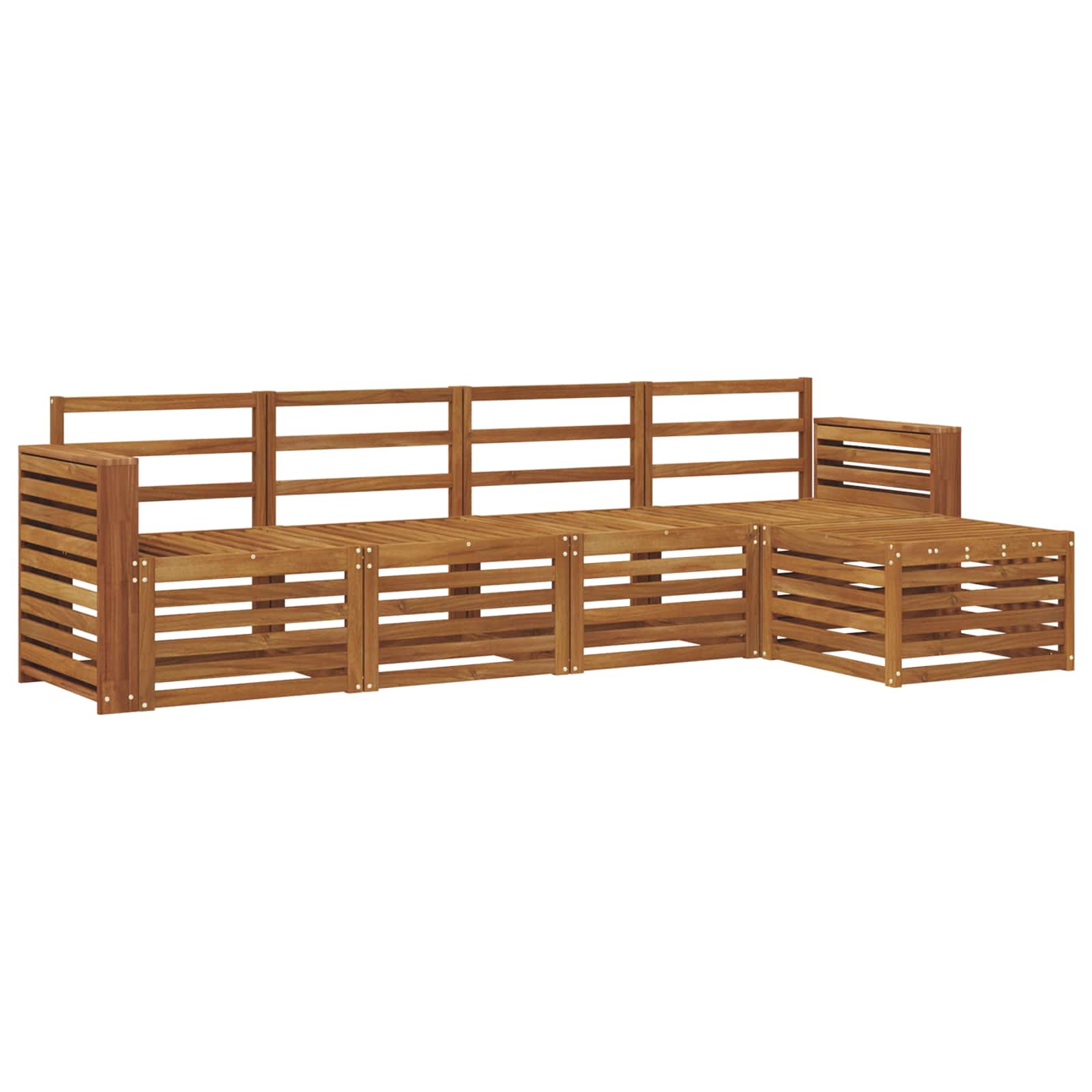 Set vanjskih sofa 5 pcs Prirodna