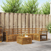 Set vanjskih sofa 6 kom. Prirodna Poliester