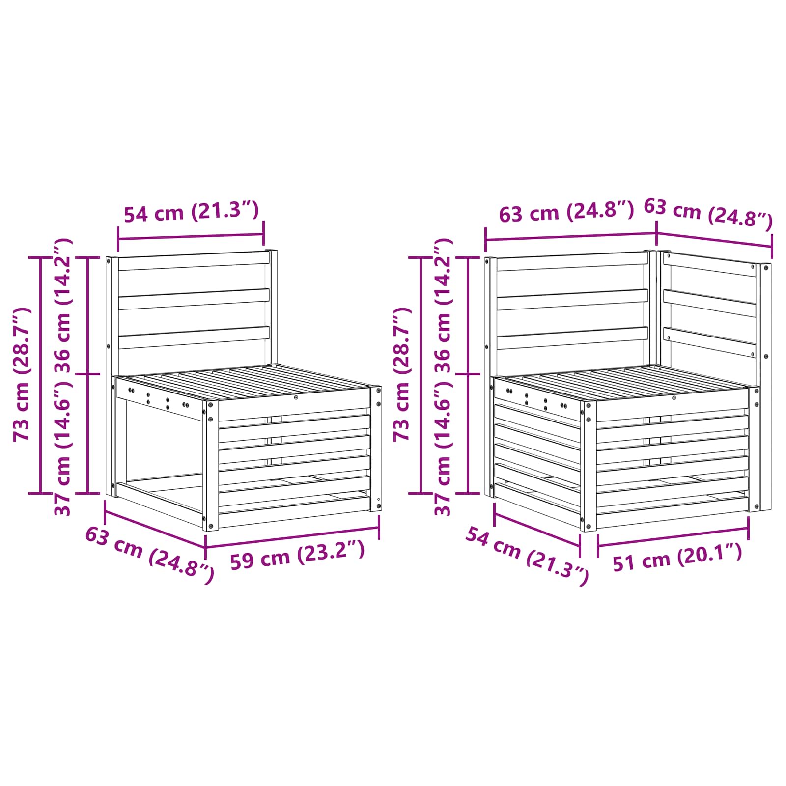 Set vanjskih sofa 8 kom. Prirodna Poliester