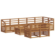 Set vanjskih sofa 9 kom. Prirodna Poliester