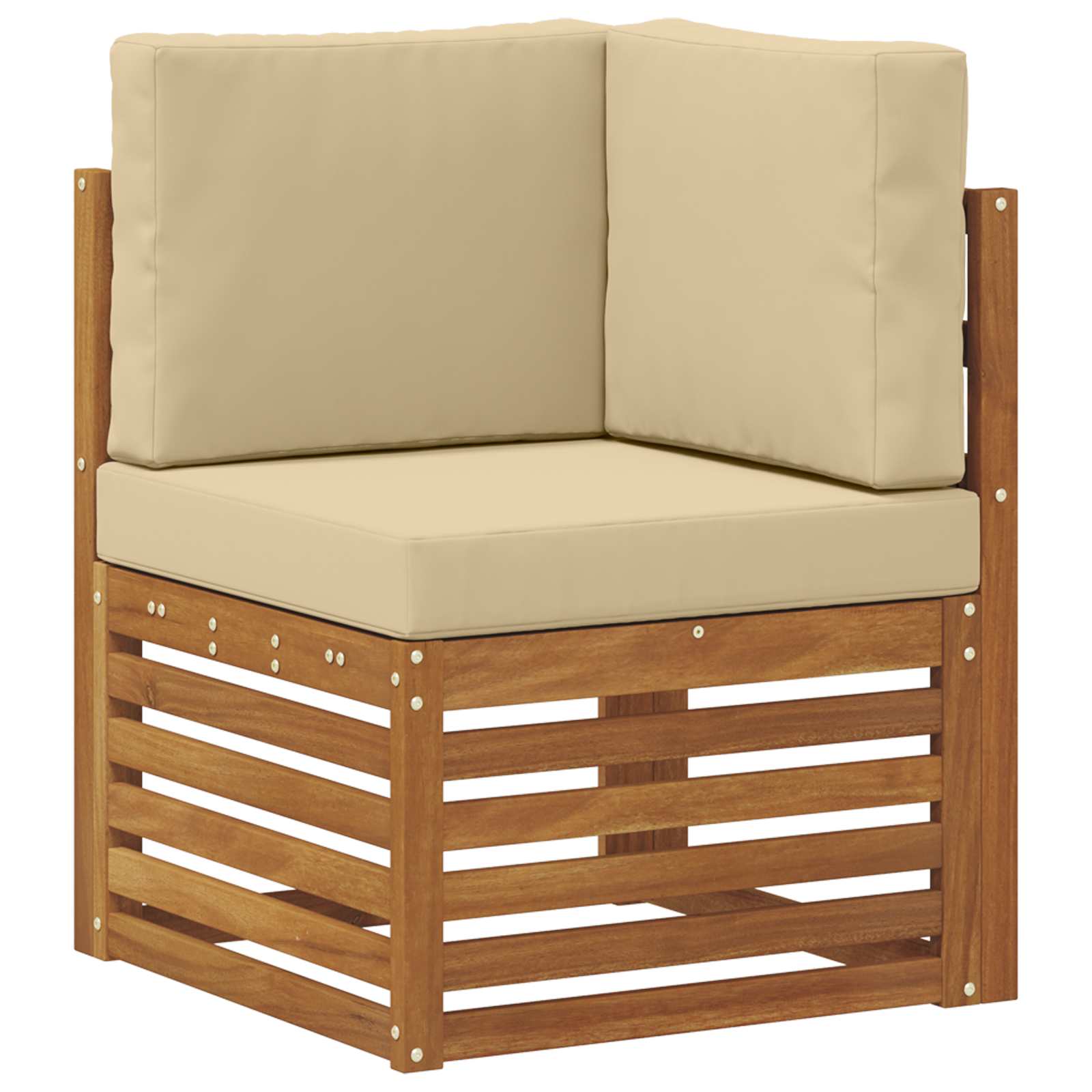 Set vanjskih sofa 9 kom. Prirodna i bež