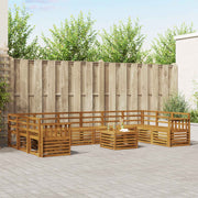 Set vanjskih sofa 11 kom. Prirodna
