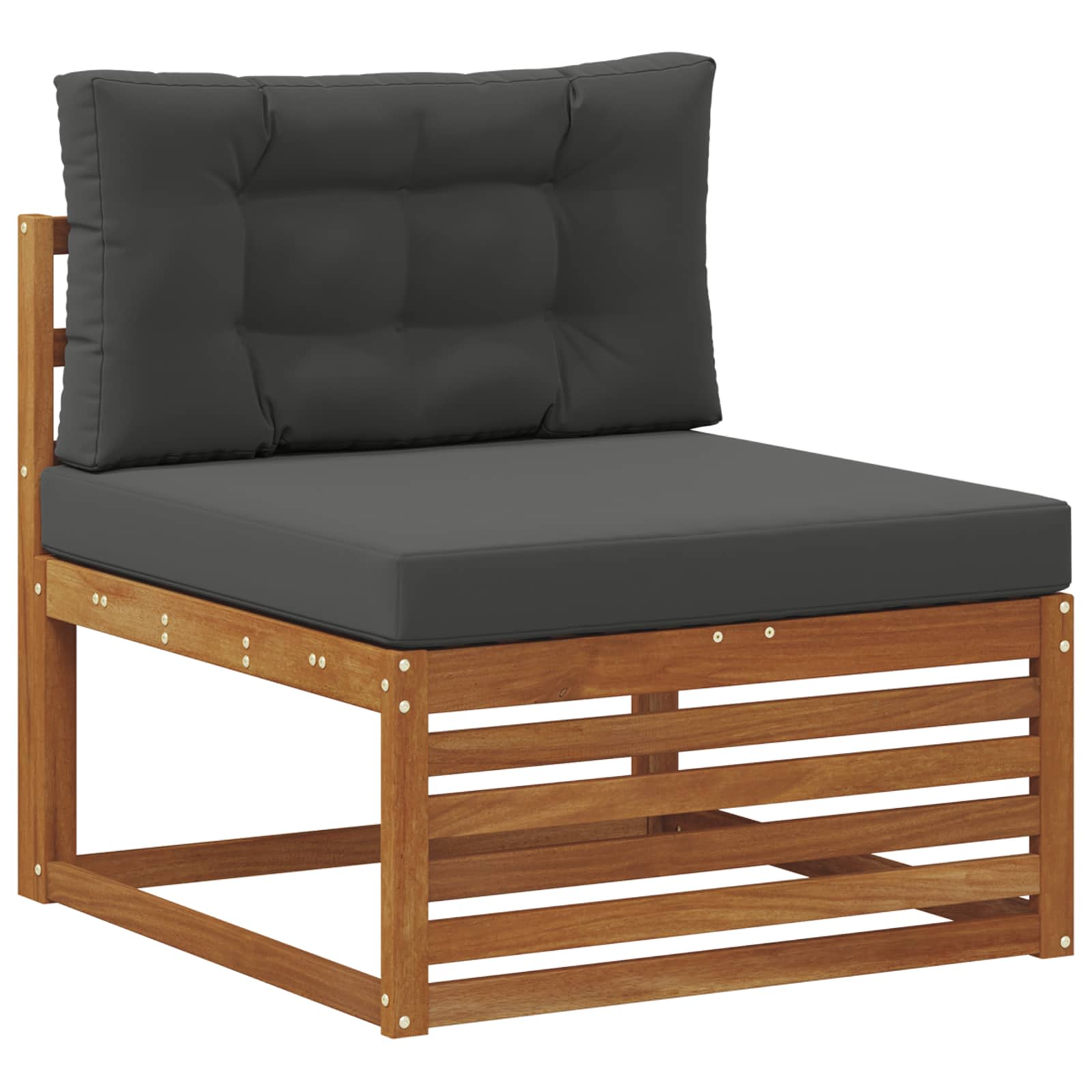 Set vanjskih sofa 8 kom. Prirodna i antracit