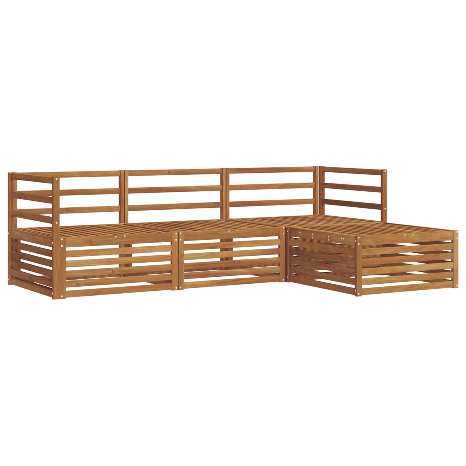 Set vanjskih sofa Prirodna 245,5 x 162,5 x 73 cm