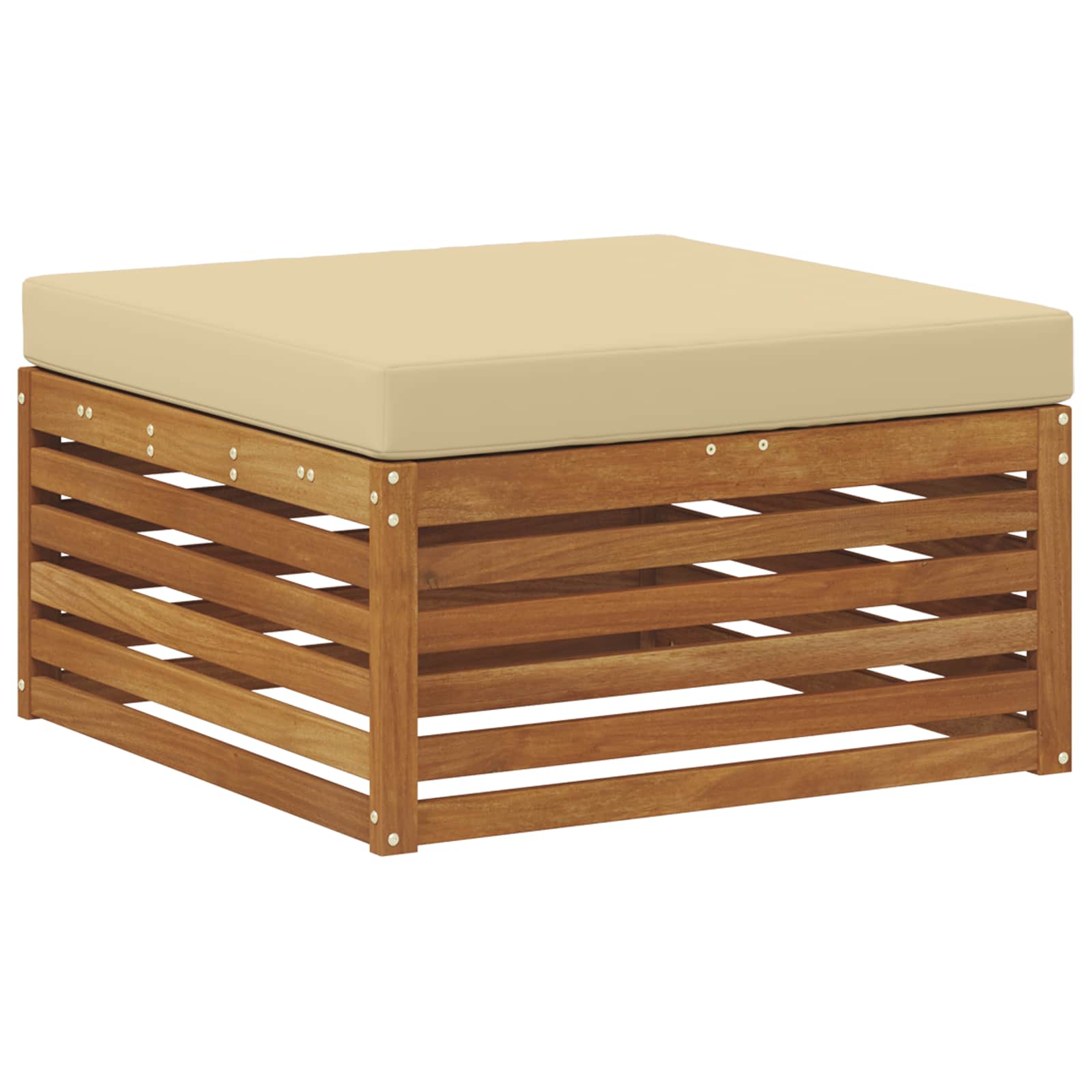 Set vanjskih sofa 6 kom. Prirodna i bež