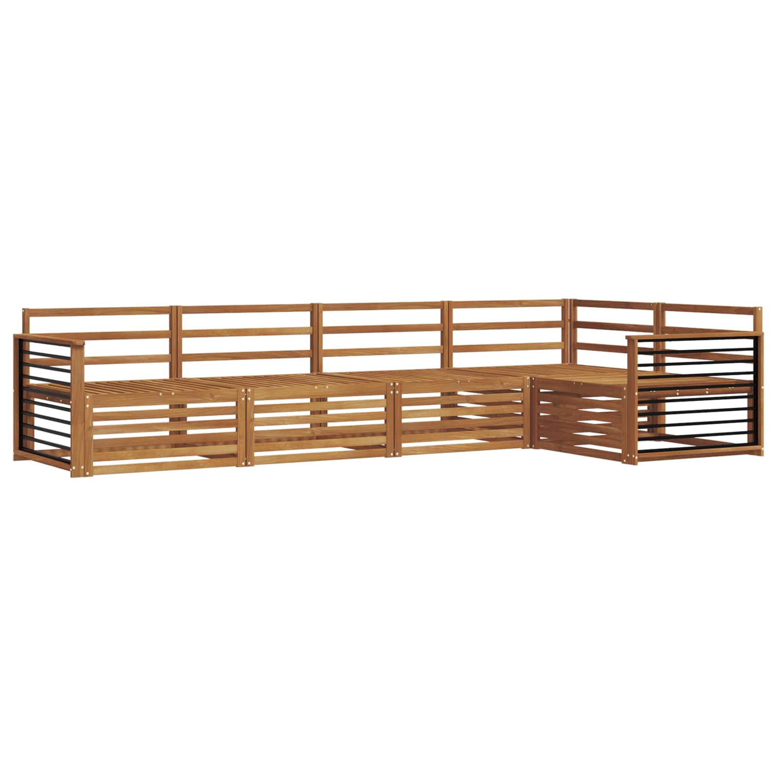 Set vanjskih sofa 5 pcs Prirodna