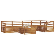 Set vanjskih sofa 6 kom. Prirodna