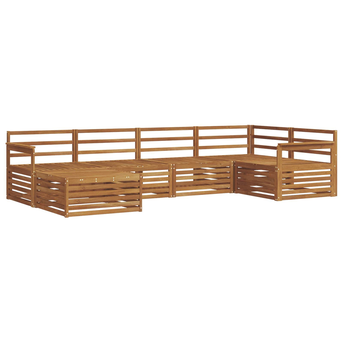 Set vanjskih sofa 6 pcs Prirodna
