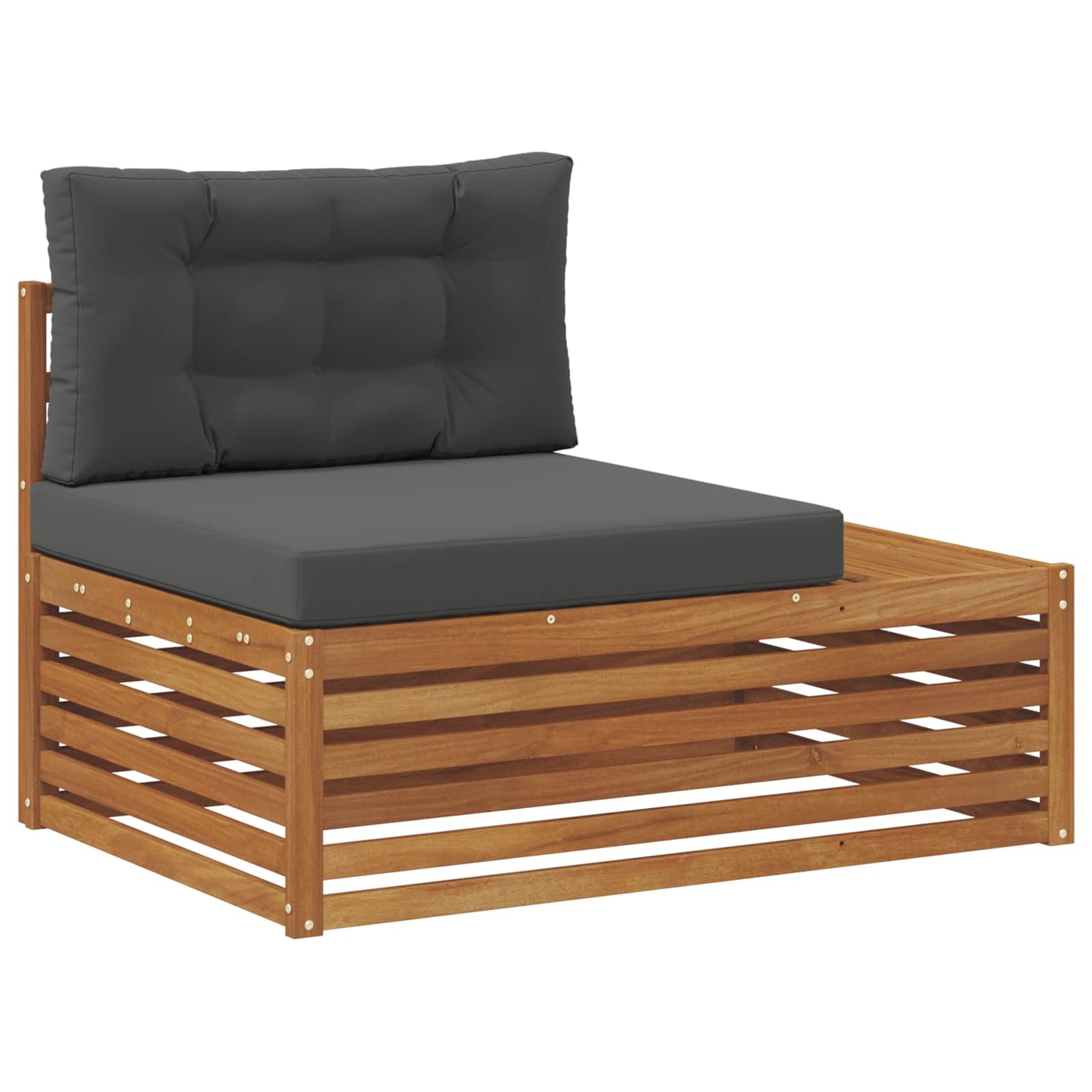 Set vanjskih sofa s jastukom 7 Komad Prirodna i antracit