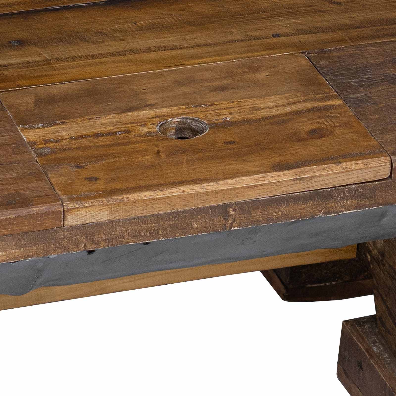 Kava Stol Prirodna 90 x 50 x 35 cm boja drva