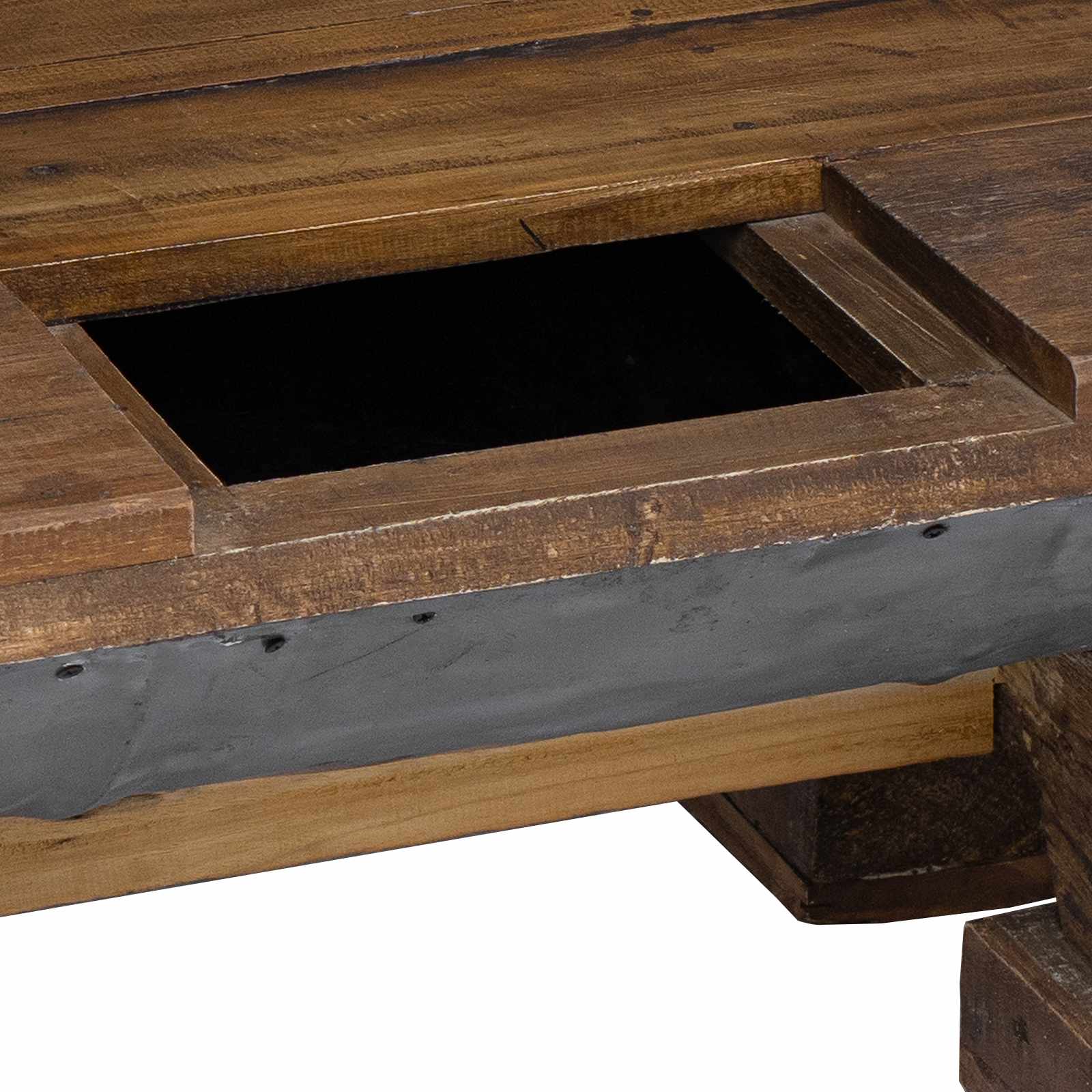 Kava Stol Prirodna 90 x 50 x 35 cm boja drva