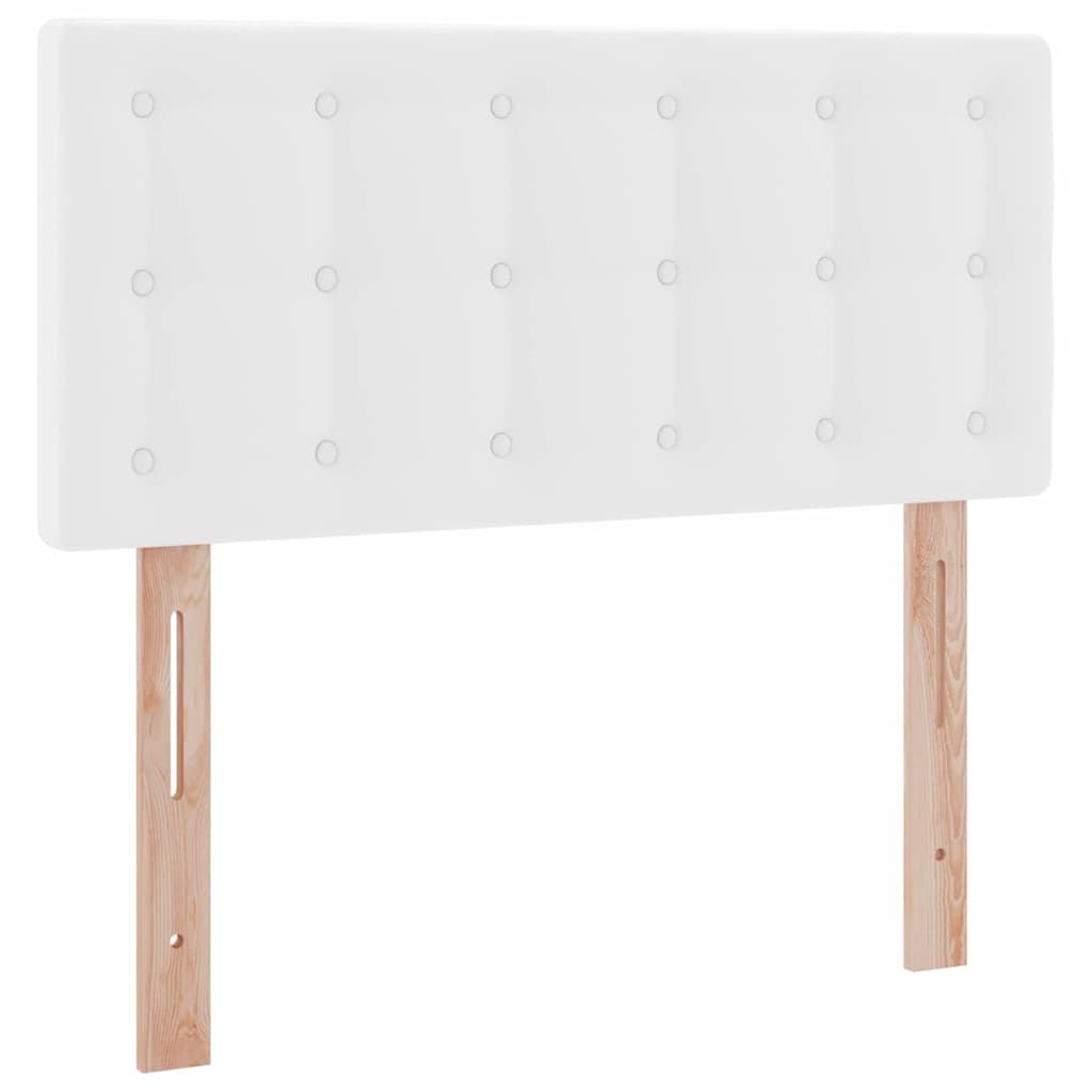 Krevet s madracem i skladištem Čista bijela 90 x 200 cm
