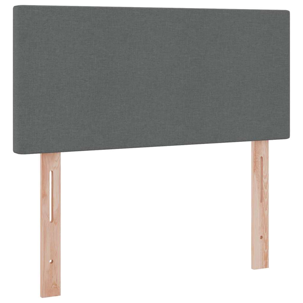 Krevet s madracem i skladištem Tamno siva 90 x 200 cm