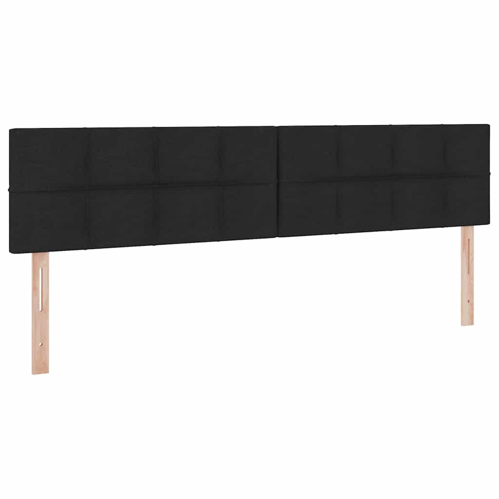 Krevet s madracem i skladištem s madracem Crna 200 x 200 cm