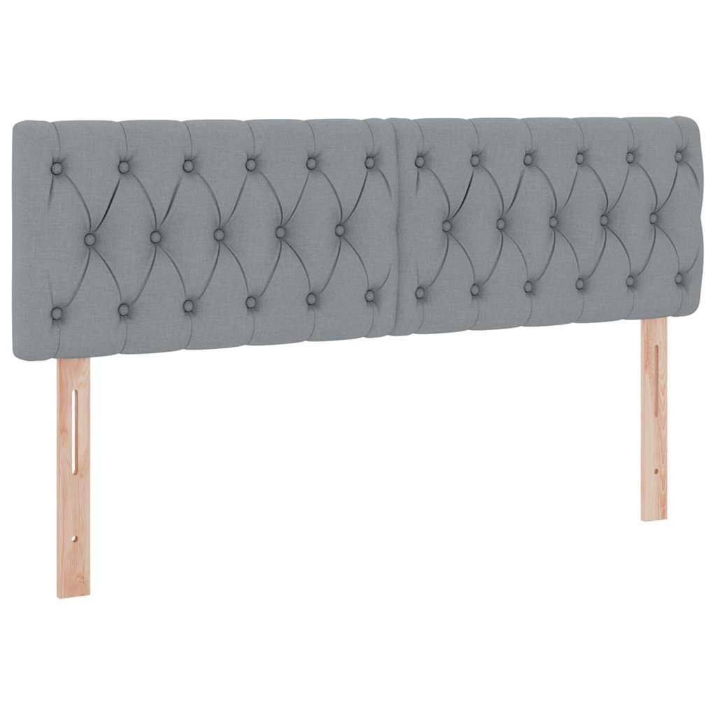 Krevet s madracem i skladištem Svijetlo siva 140 x 200 cm