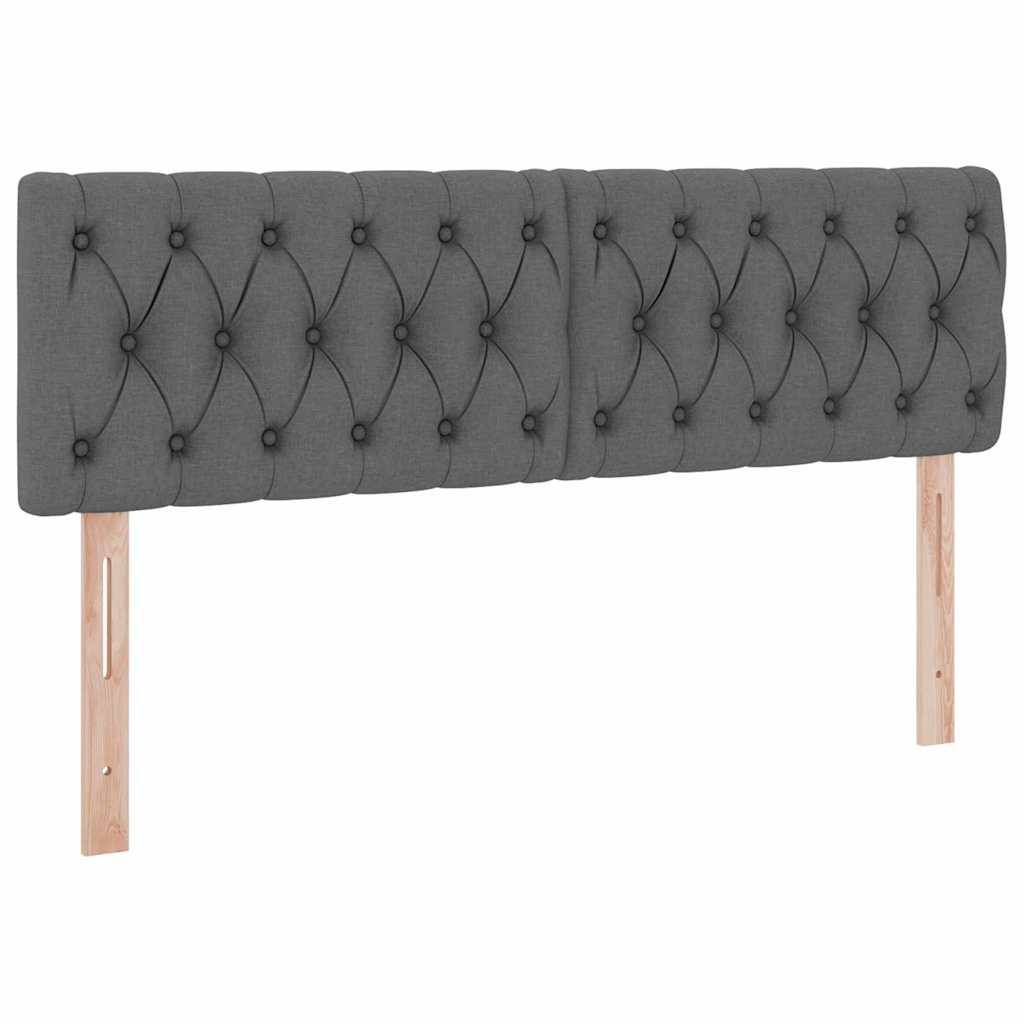 Krevet s madracem i skladištem Tamno siva 140 x 200 cm