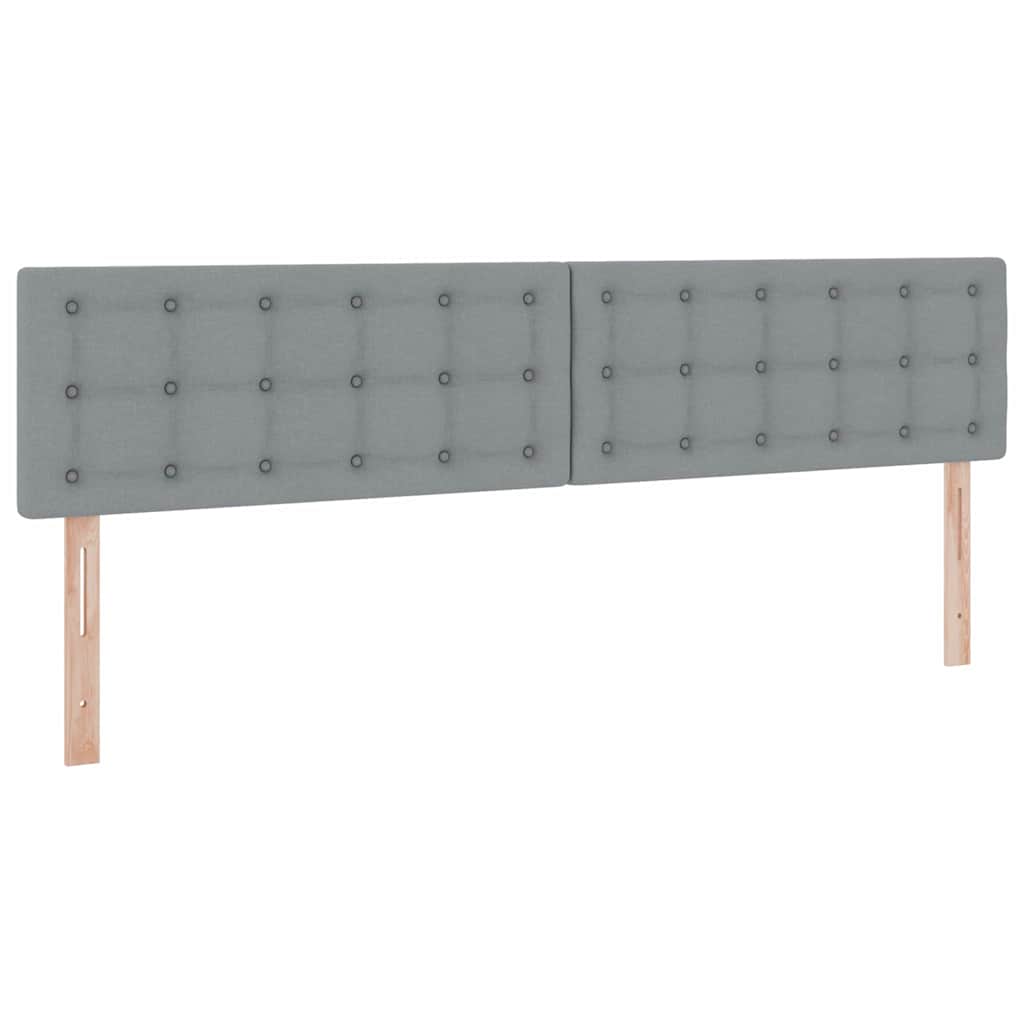 Krevet s madracem i skladištem Svijetlo siva 200 x 200 cm