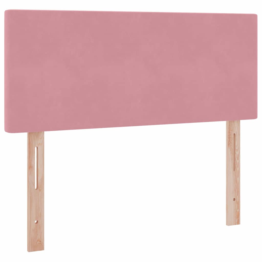 Krevet s od storage s madracem Ružičasta 120 x 200 cm Baršun