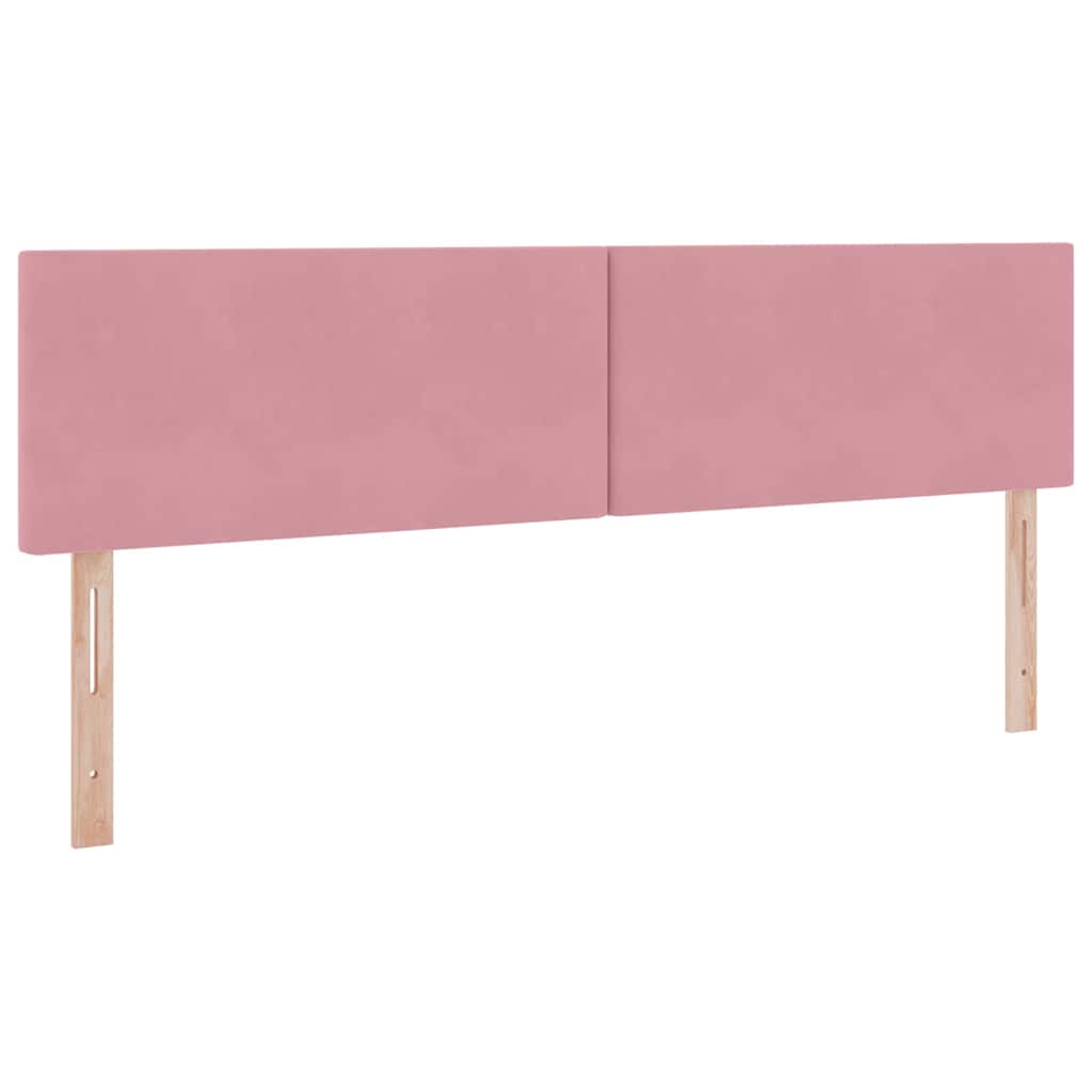 Krevet s od storage s madracem Ružičasta 160 x 200 cm Baršun