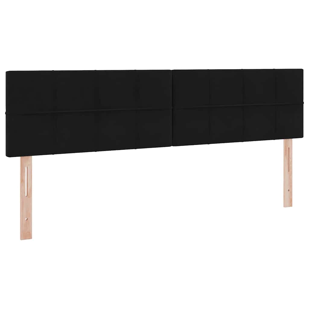 Krevet s od storage s madracem Crna 160 x 200 cm Baršun