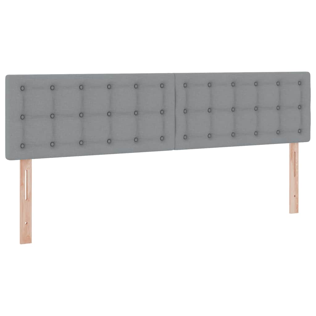 Krevet s od storage Svijetlo siva 200 x 200 cm Lažna koža
