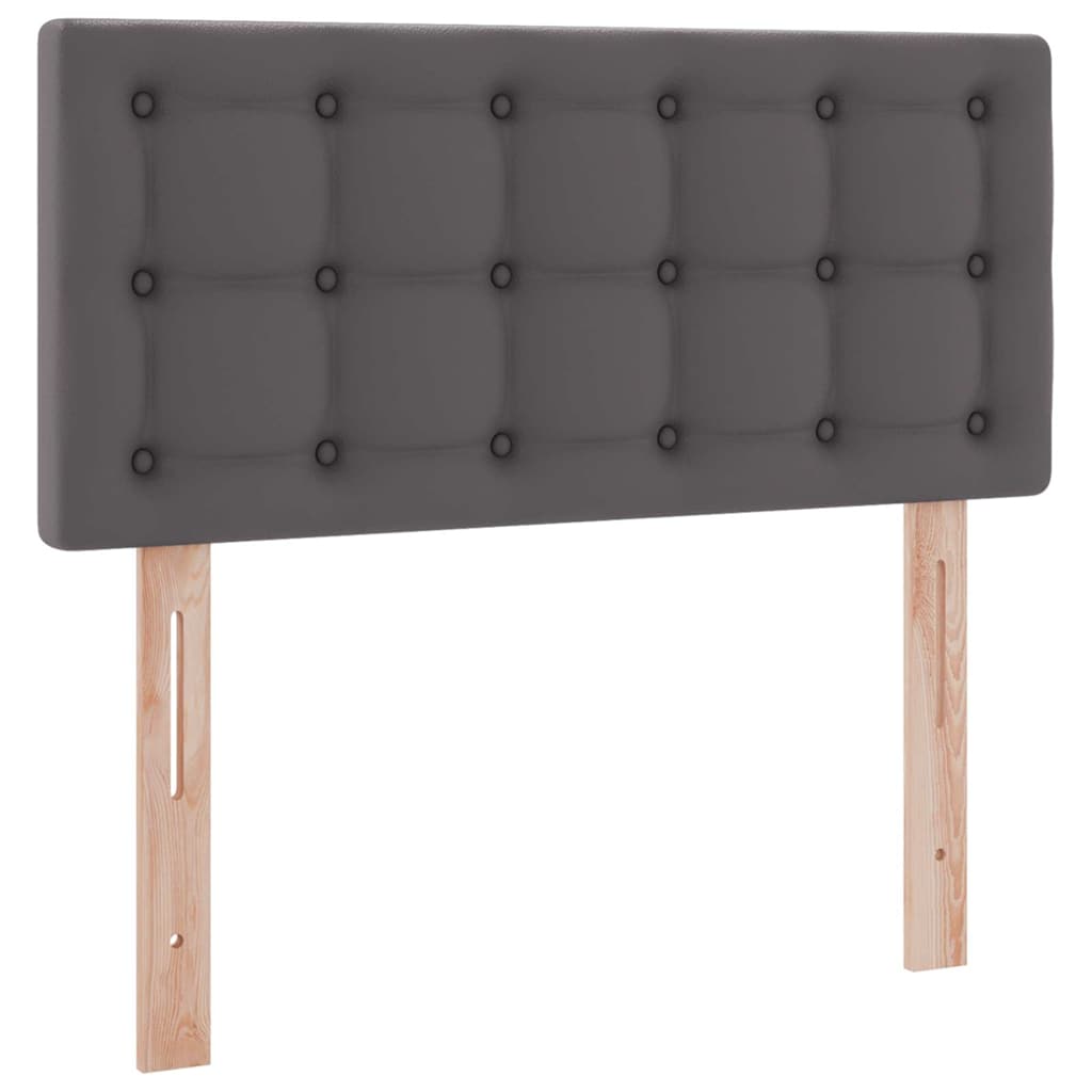 Krevet s prostorom za pohranu s LED-om Siva 100 x 200 cm