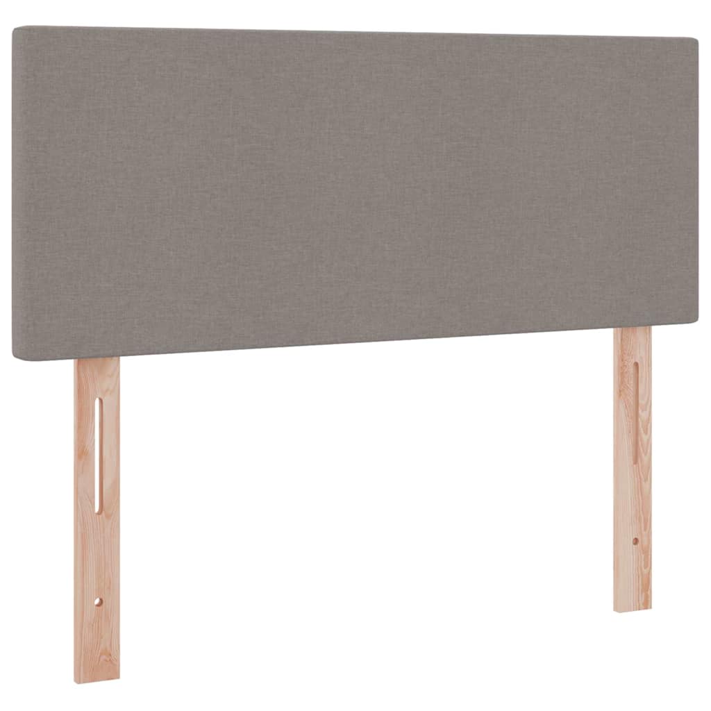Krevet s prostorom za pohranu s LED-om Sivo-smeđa 120 x 200 cm