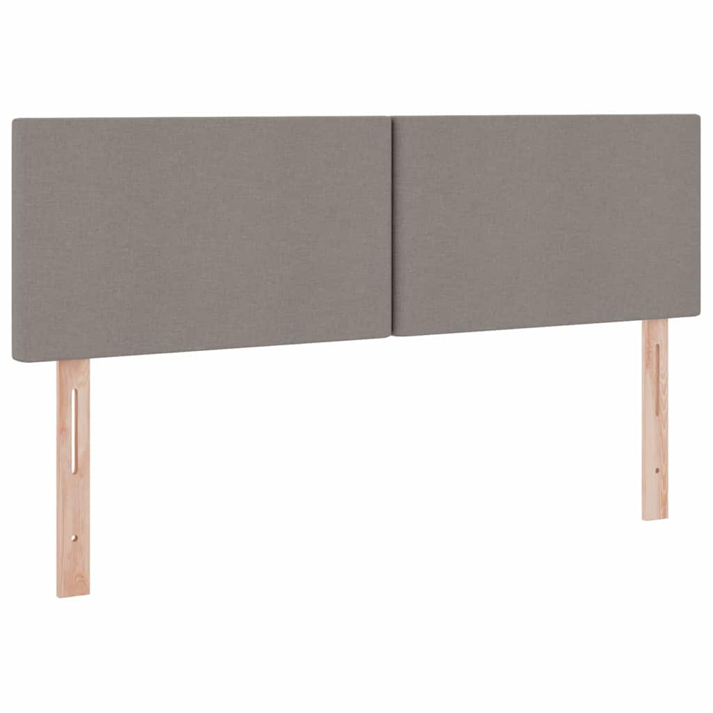 Krevet s prostorom za pohranu s LED-om Sivo-smeđa 140 x 200 cm