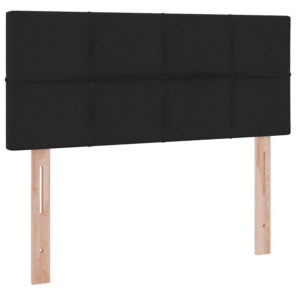 Krevet s prostorom za pohranu s LED-om Crna 120 x 190 cm