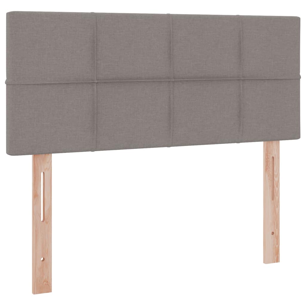 Krevet s prostorom za pohranu s LED-om Sivo-smeđa 120 x 200 cm