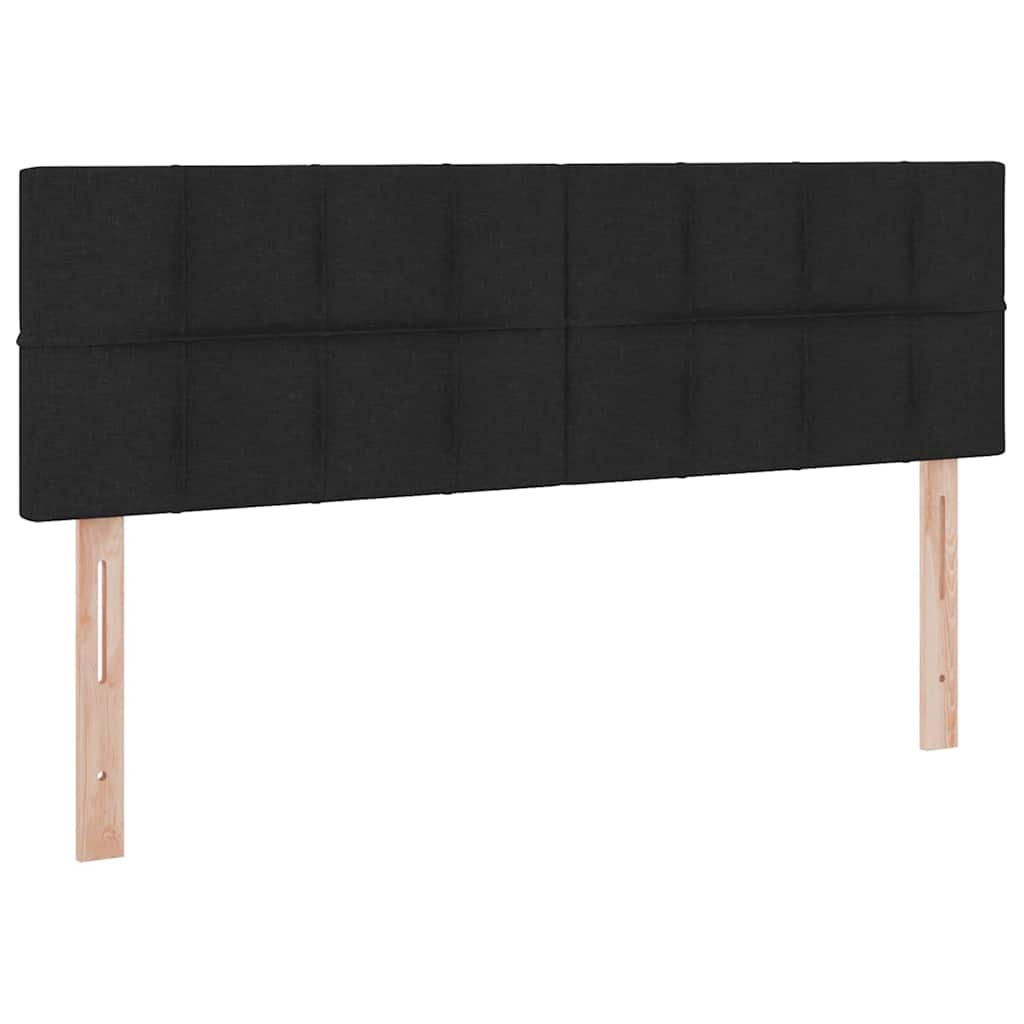 Krevet s prostorom za pohranu s LED-om Crna 140 x 200 cm